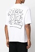 Белая мужская футболка Off-White graffiti-print