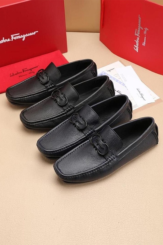 Мужские кожаные мокасины Salvatore Ferragamo