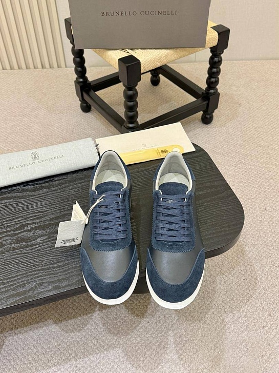 Мужские кроссовки Brunello Cucinelli low-top - Navy