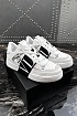 Кожаные кроссовки Valentino VL7N low-top - White / Black