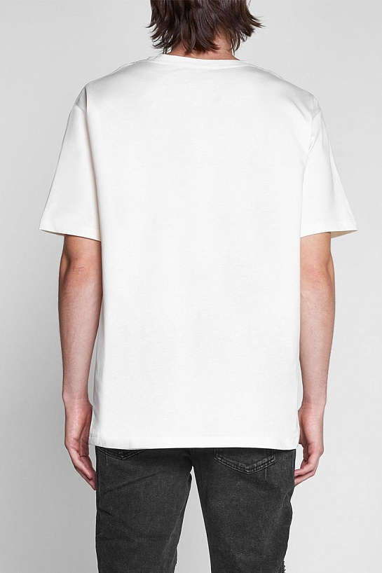 Белая оверсайз футболка Balmain Paris logo-print