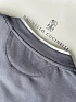 Футболка Brunello Cucinelli Premium layered-effect - Dark Grey