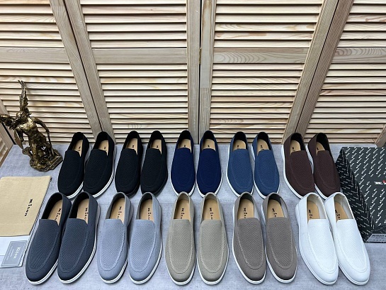 Мужские текстильные лоферы Kiton