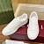 Женские кожаные кеды Gucci Premium - White