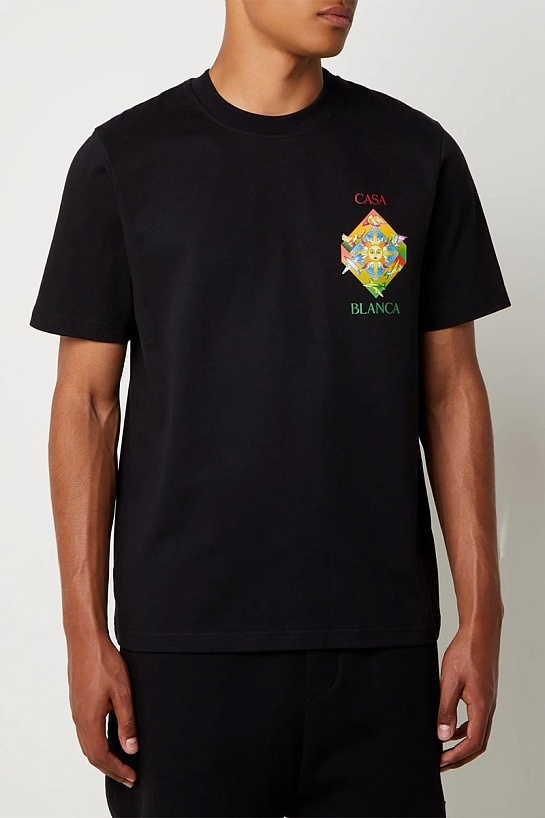 Футболка чёрного цвета Casablanca Les Elements