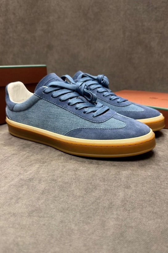 Мужские кроссовки Loro Piana Tennis Walk - Blue