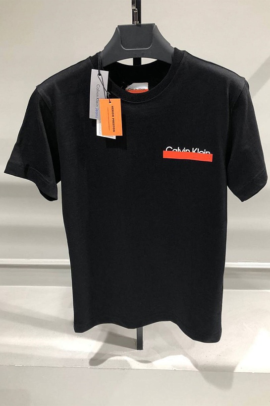 Чёрная футболка Orange 2.0 Heron Preston