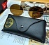Солнцезащитные очки Ray-Ban Oval Metal - Brown