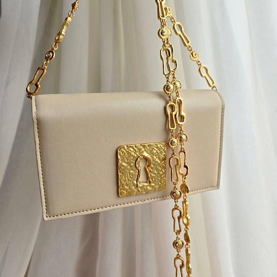 Кожаная сумка Schiaparelli 19x11 см