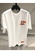 Мужская оверсайз футболка Heron Preston Eagle - White
