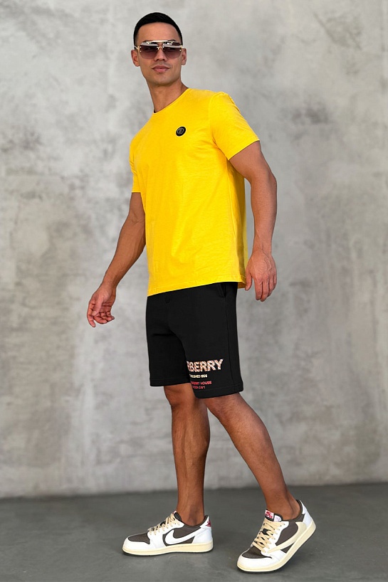 Мужские шорты Burberry Horseferry logo - Black