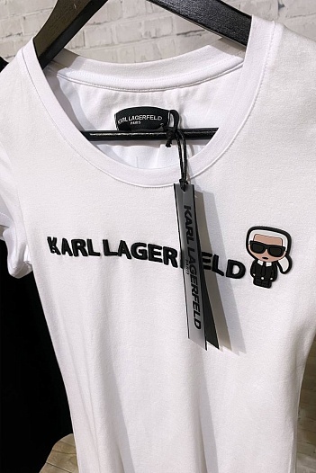 Женская футболка Karl Lagerfeld - White   