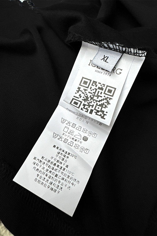 Мужская чёрная футболка Iceberg x Looney Tunes