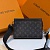 Кожаная сумка Louis Vuitton Gaston Wearable premium 22x14.5x4.5 см