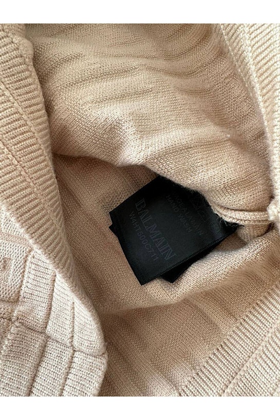 Женское бандажное платье с ремнем Balmain