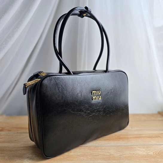 Женская сумка MIU MIU Kage 34x20 см - Black