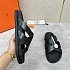 Мужские шлёпанцы Hermes Kazimir - Black