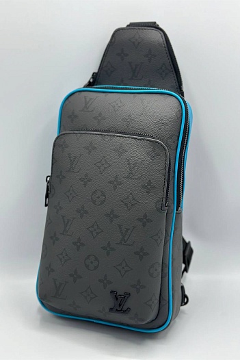 Кожаная сумка Louis Vuitton Avenue Sling Monogram Eclipse Reverse 30x18 см   
