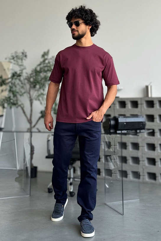 Мужские тёмно-синие джинсы Jacob Cohen straight fit