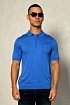 Мужское синее поло Stefano Ricci