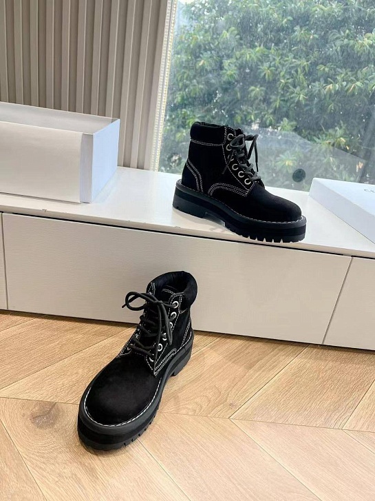 Женские ботинки Celine Premium - Black