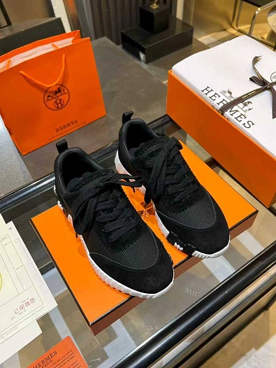 Женские комбинированные кроссовки Hermes Bouncing premium   