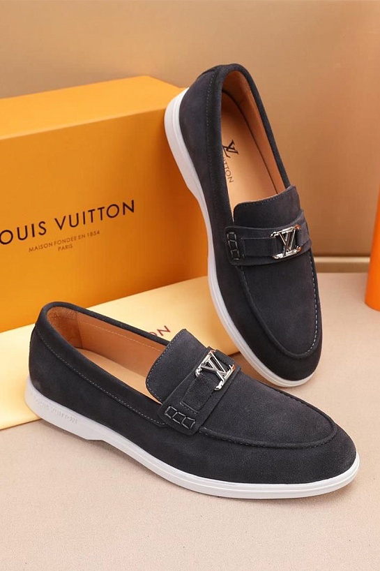 Мужские замшевые лоферы Louis Vuitton Estate