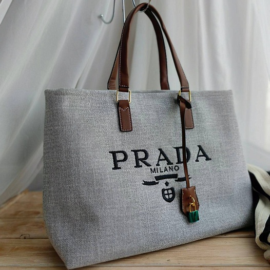 Женская сумка-шоппер Prada 42x31 см (3 расцветки)   