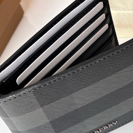 Кожаный кошелёк Burberry Premium 11x10 см   