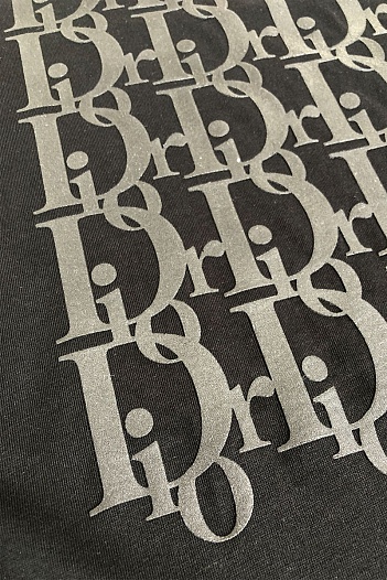 Чёрная мужская футболка Dior   