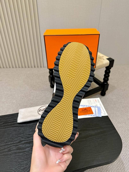 Мужские комбинированные кроссовки Hermes