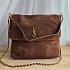 Замшевая сумка Yves Saint Laurent 31x32 см