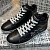 Кожаные кроссовки с мехом Premiata high-top - Black