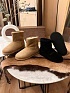 Женские ботинки с мехом Balenciaga Alaska premium - Beige