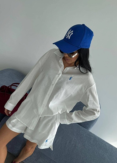 Женский белый костюм Роlо Ralрh Lаurеn premium   