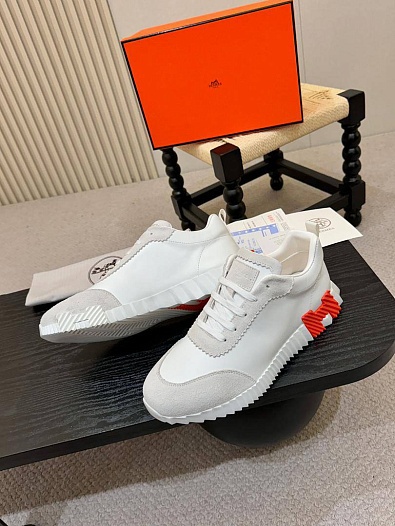 Мужские кроссовки Hermes Bouncing - White   