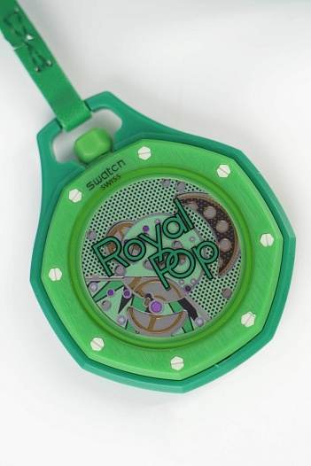 Часы Audemars Piguet x Swatch "Royal Pop" Green Eight premium   