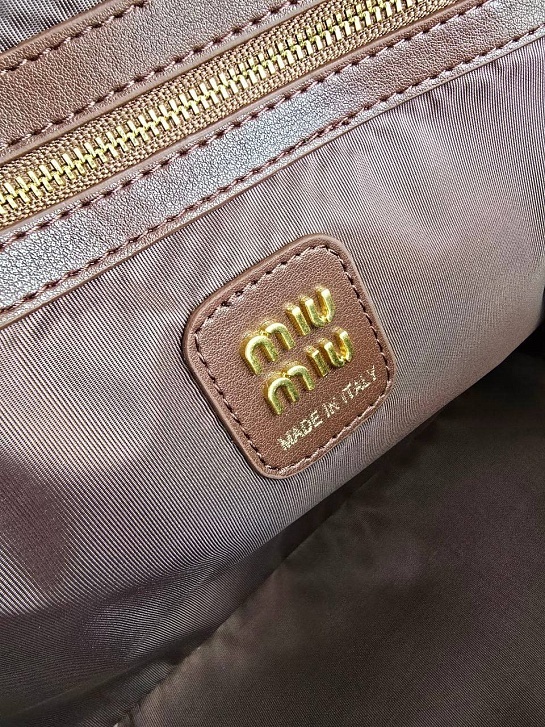 Женская сумка MIU MIU Kage 33x24 см - Chocolate