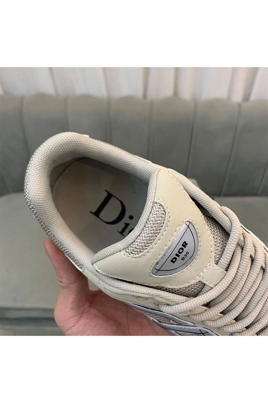 Мужские бежевые кроссовки Dior B30