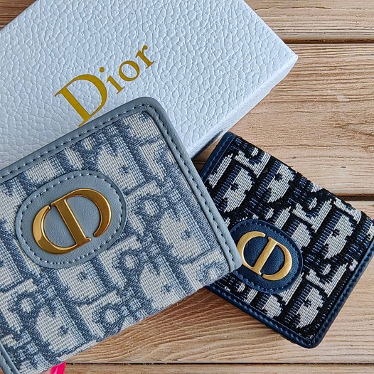 Кошелёк Dior Jacquard 10x7.5 см   
