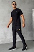 Мужская футболка Yves Saint Laurent logo-embroidered - Black