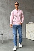 Поло с длинным рукавом Etro Pegaso logo - Pink