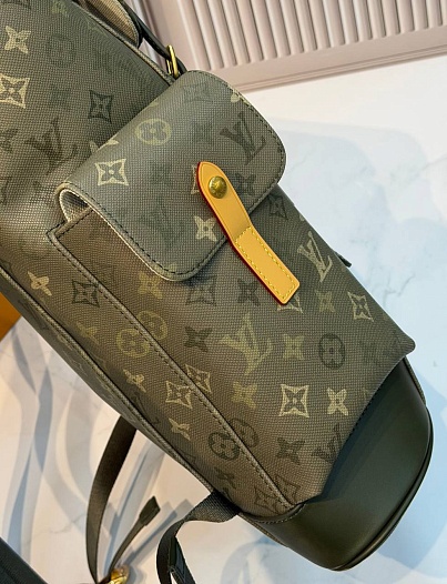 Кожаный рюкзак Louis Vuitton Christopher MM premium 39x32x12 см   