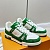 Кожаные кроссовки Louis Vuitton Trainer Monogram - White / Green