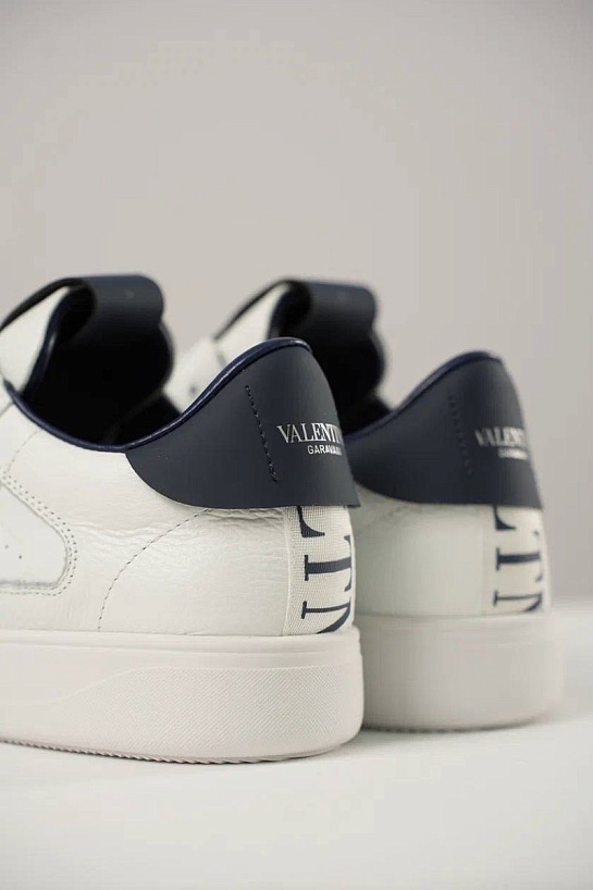 Кожаные кроссовки Valentino VL7N low-top - White / Navy