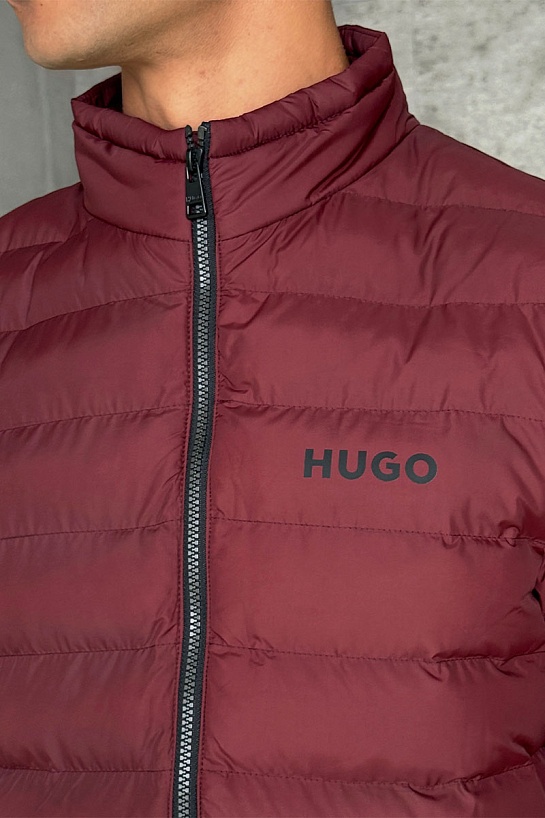 Мужская бордовая куртка Hugo Boss