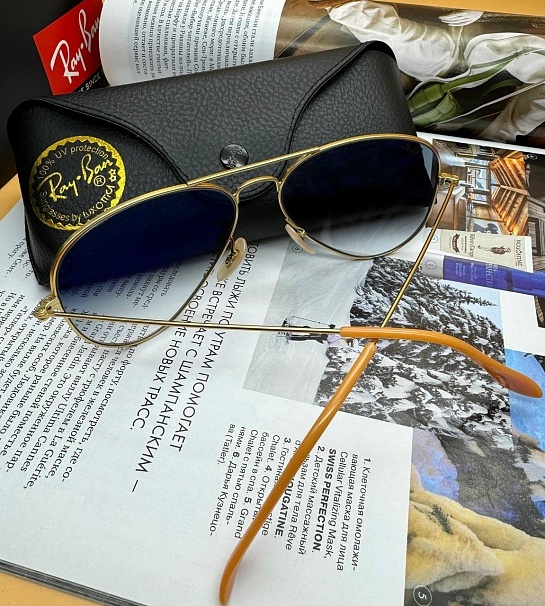Солнцезащитные очки Ray-Ban Aviator Large Metal - Matte Frame