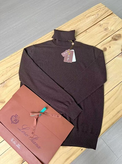 Мужская водолазка Loro Piana Premium - Coffee   