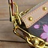 Кожаная сумка Louis Vuitton x Takashi Murakami Pochette 21x12 см