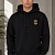 Чёрное худи Dolce & Gabbana Bee Crown embroidery